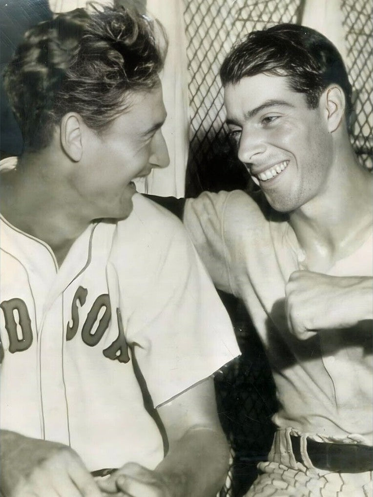 Joe DiMaggio & Ted Williams 8.5 x 11 Photograph Art Print Photo Picture Collectibles:Photographic Images:Photographs Style Your Walls